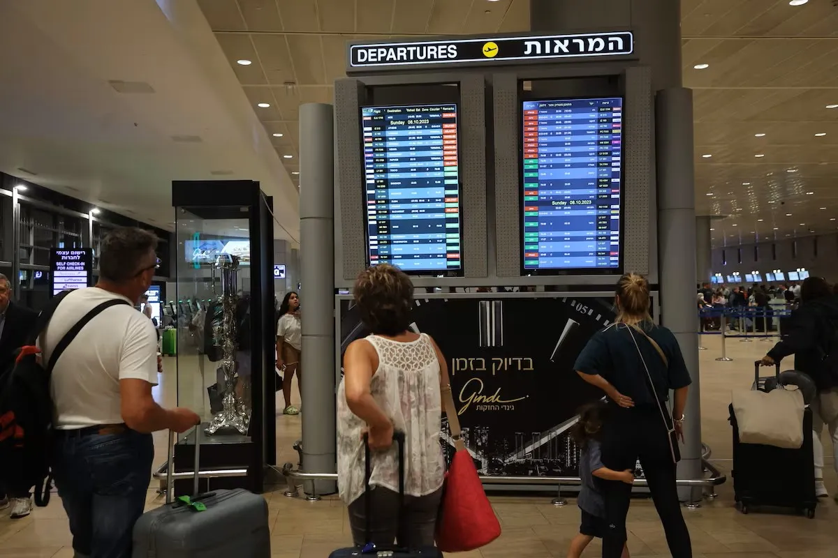 What's happening at Tel Aviv Ben Gurion Airport?