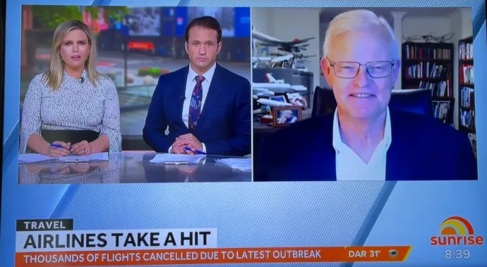 Geoffrey Thomas on Ch7's Weekend Sunrise