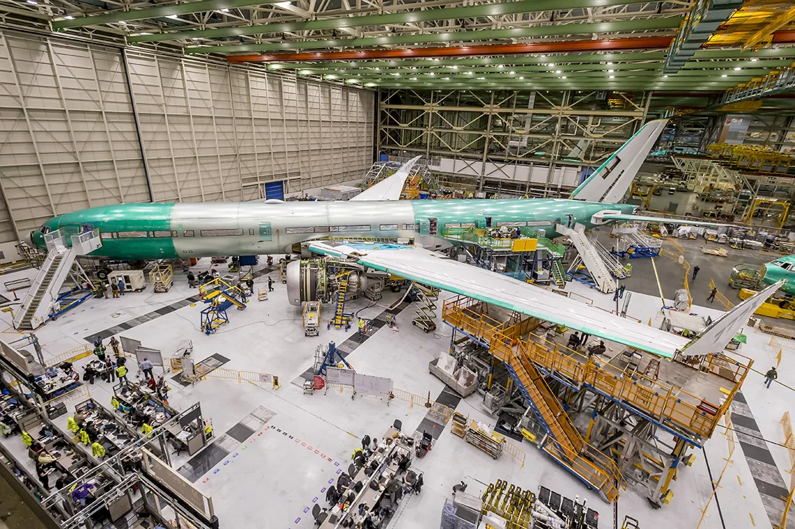 World's largest commercial jet engine installed on the 777X