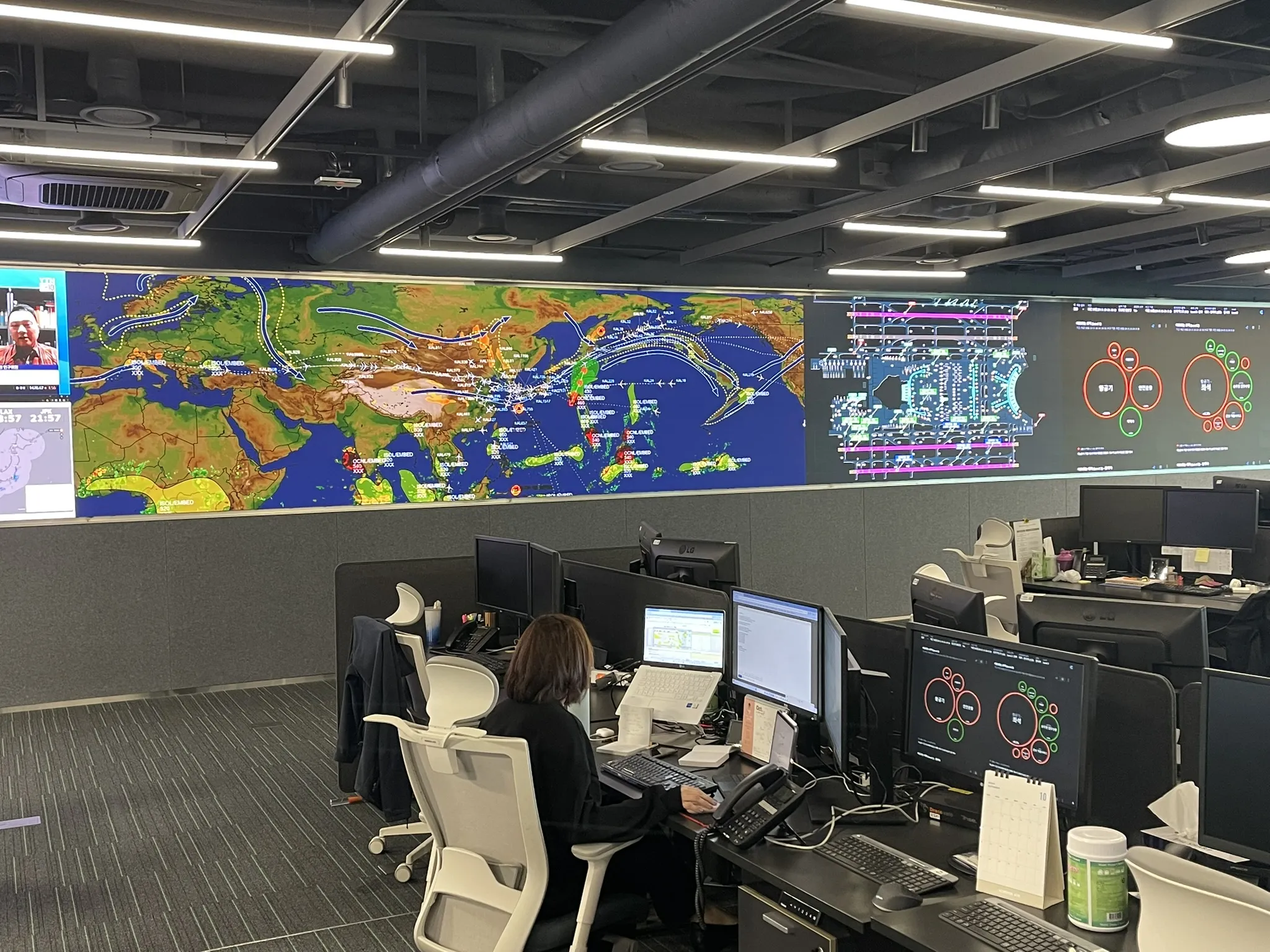 Behind The Scenes At Korean Air Operations Centre