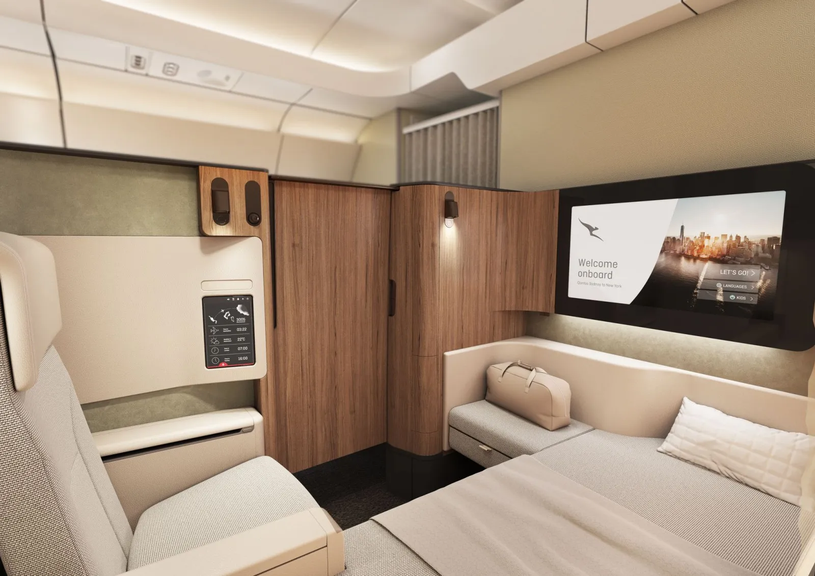 Qantas Unveils A350-1000 Interior Detail