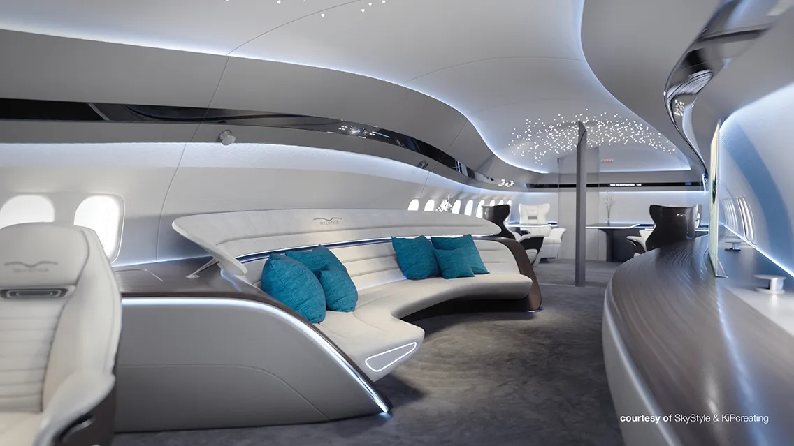 Stunning Boeing 737 VIP interior video