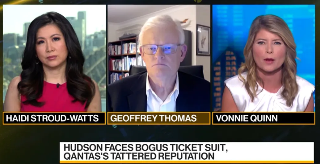 Thomas Talks Qantas On Bloomberg