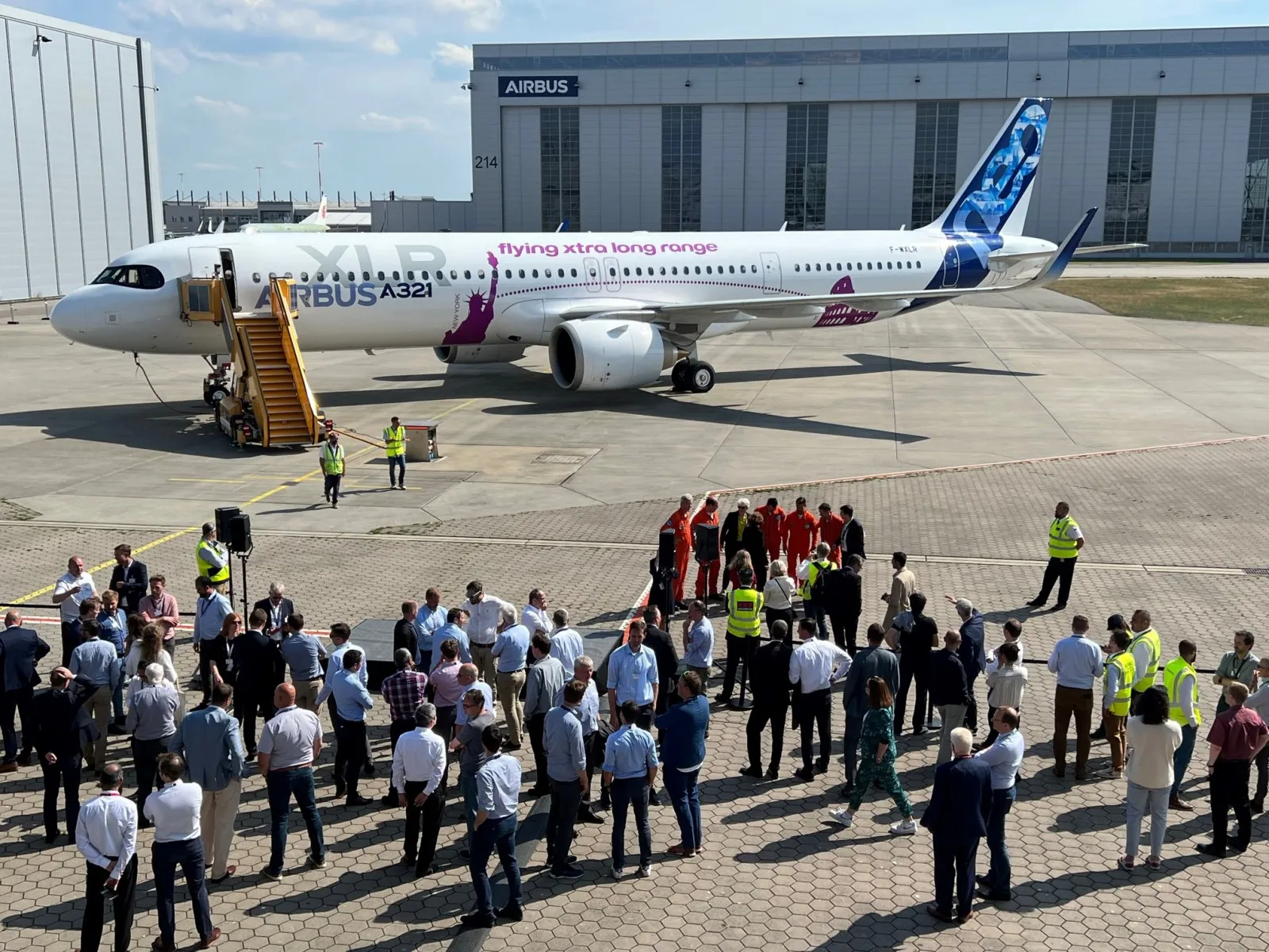 Airbus' first A321XLR takes to the air