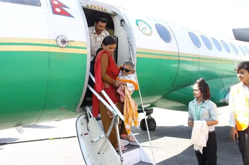 Yeti Airlines grants 90-year-old man with life long wish