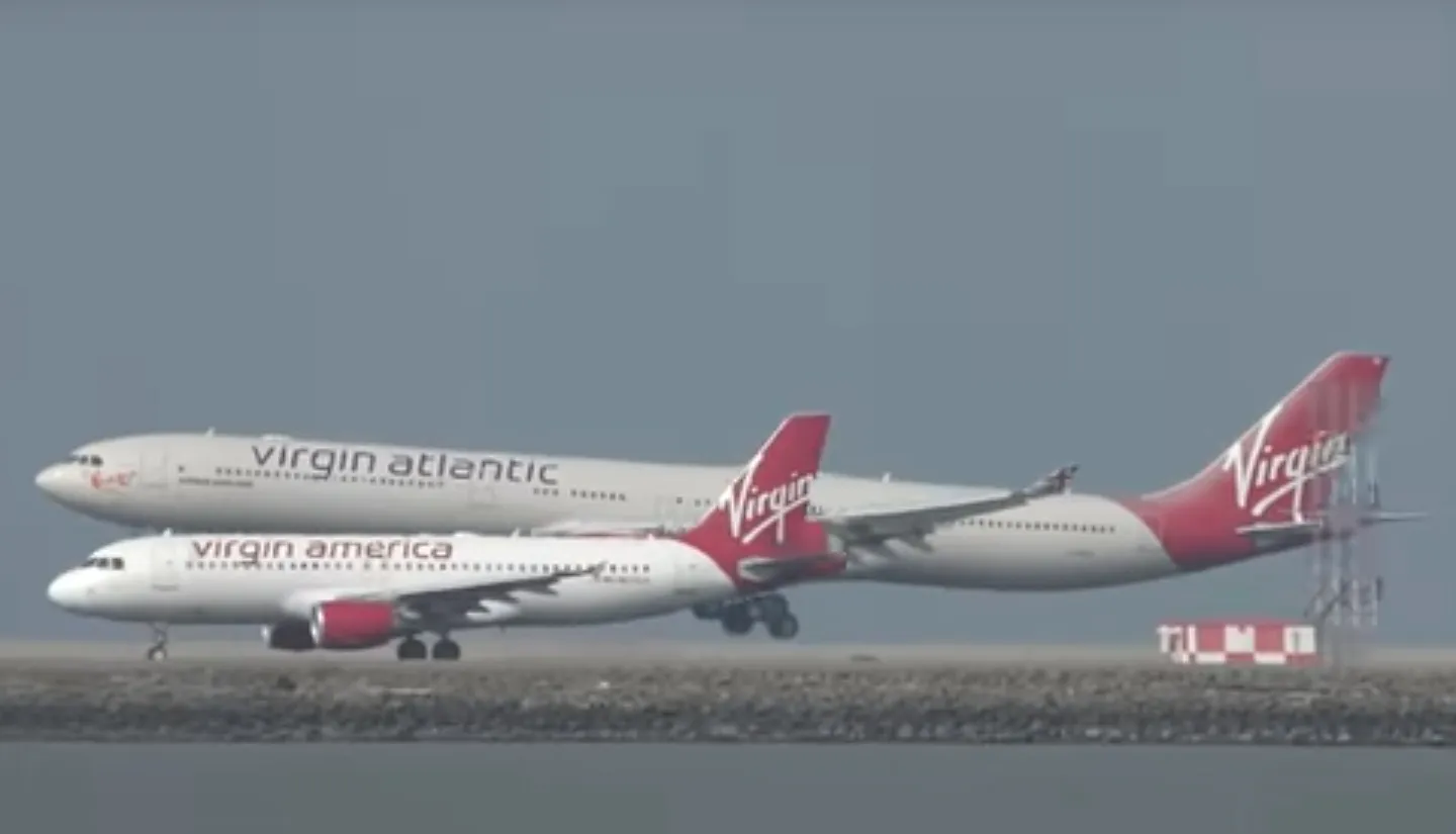 Amazing video of aircraft operations at San Francisco airport