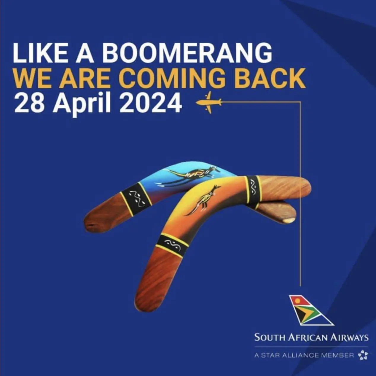 South African Airways Returns to Perth April 28