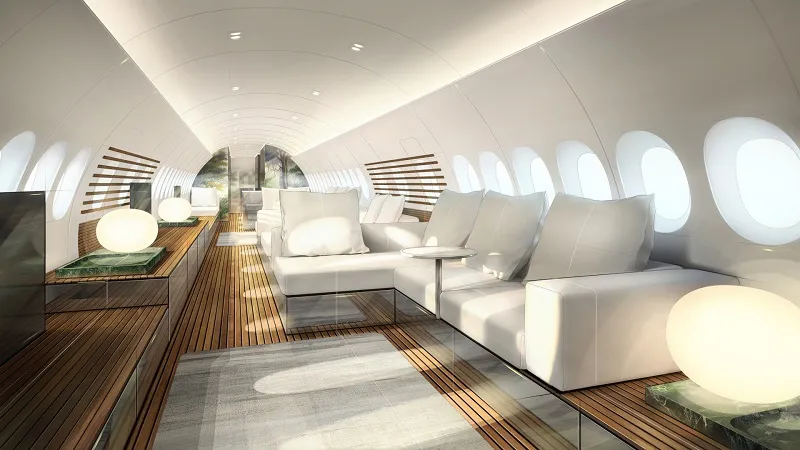 Yacht meets aircraft in new Lufthansa bizjet concept