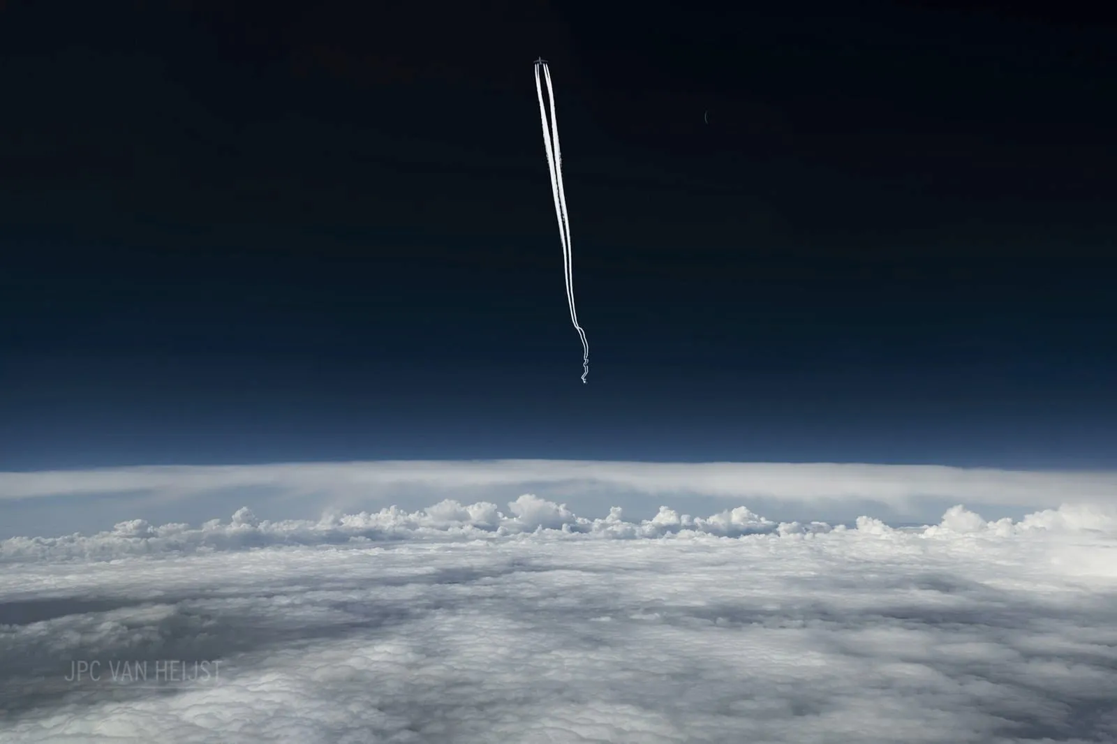 Photo of a 747 passing - from another 747's cockpit