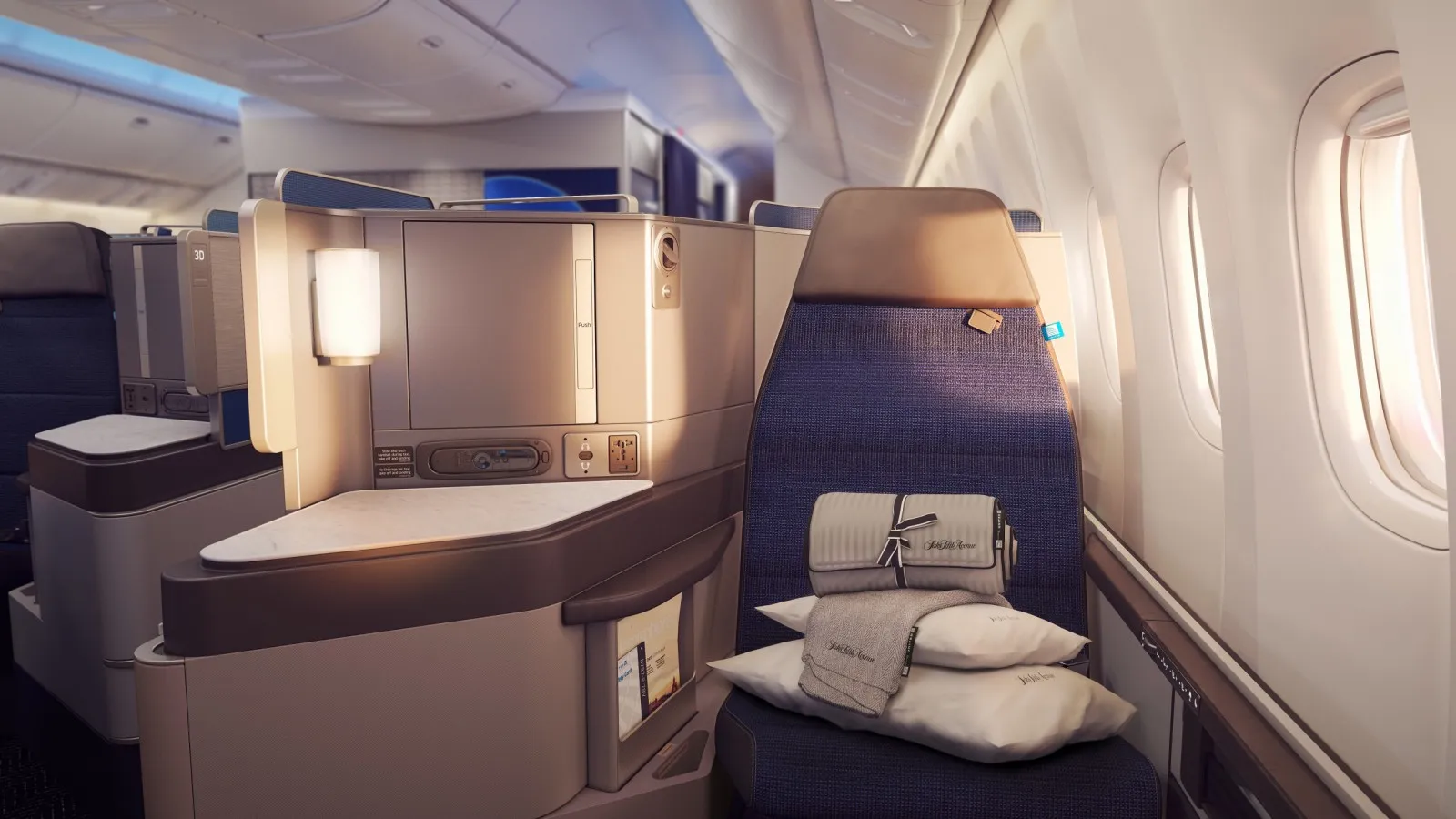 United launches premium-high, luxury, 767s into Europe.