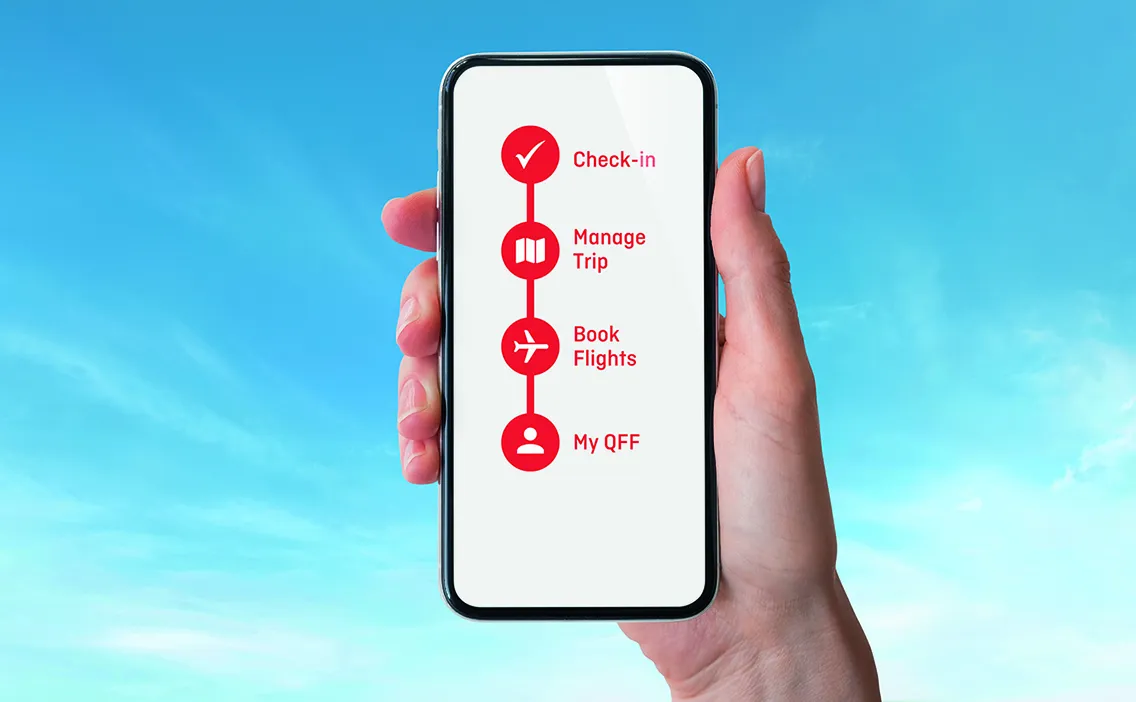 Qantas's ultimate frequent traveler App
