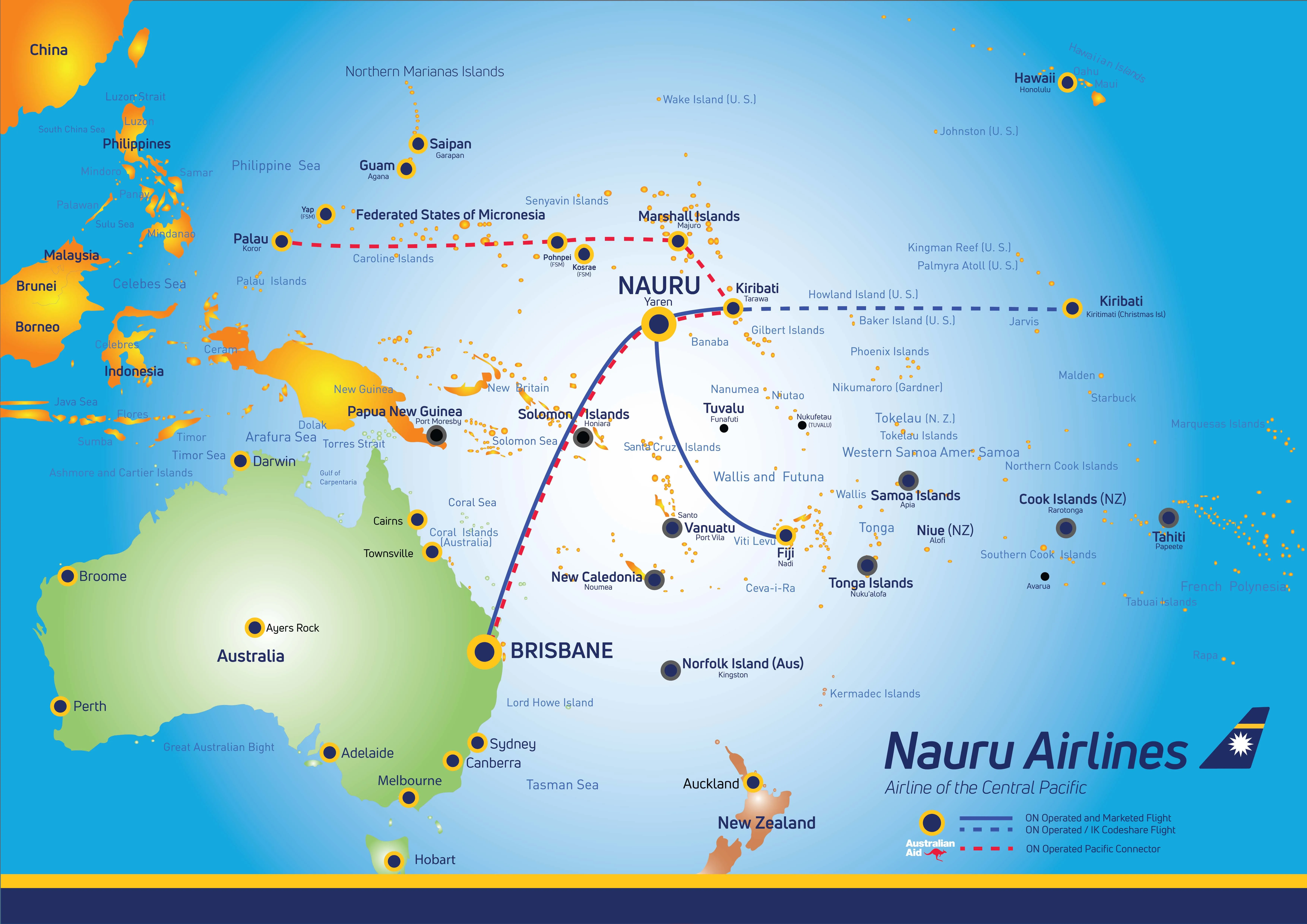 ‘Australia-North Pacific Connector Contract for Nauru Airlines