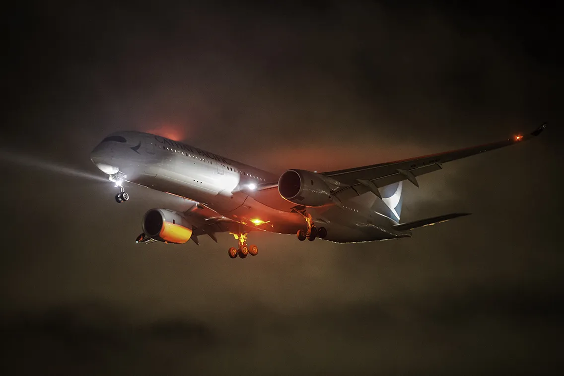 Spectacular night photos of aircraft fuel Kreider's passion