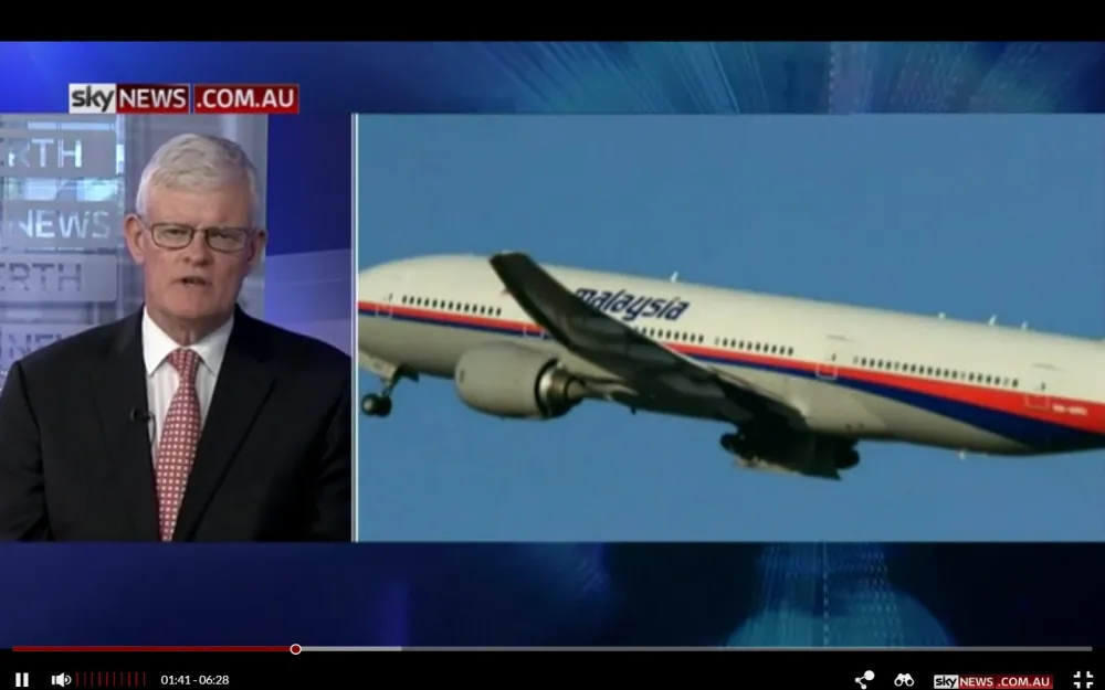 MH370: Geoffrey Thomas on Skynews