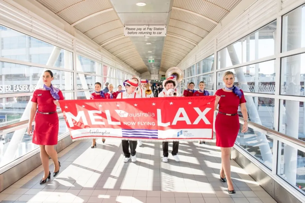 Virgin resumes Los Angeles-Melbourne flights.