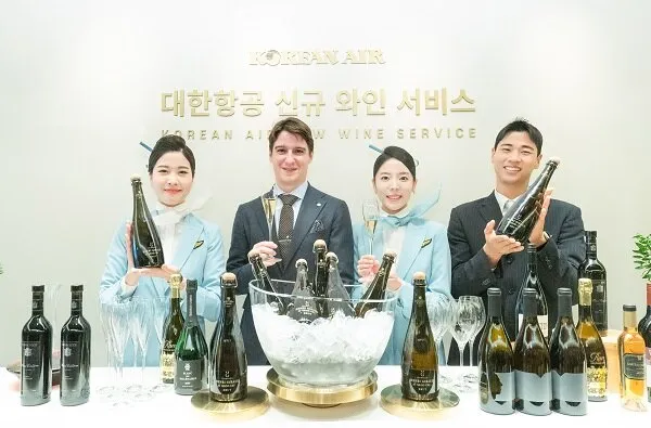 Korean Air Introduces New Inflight Wines