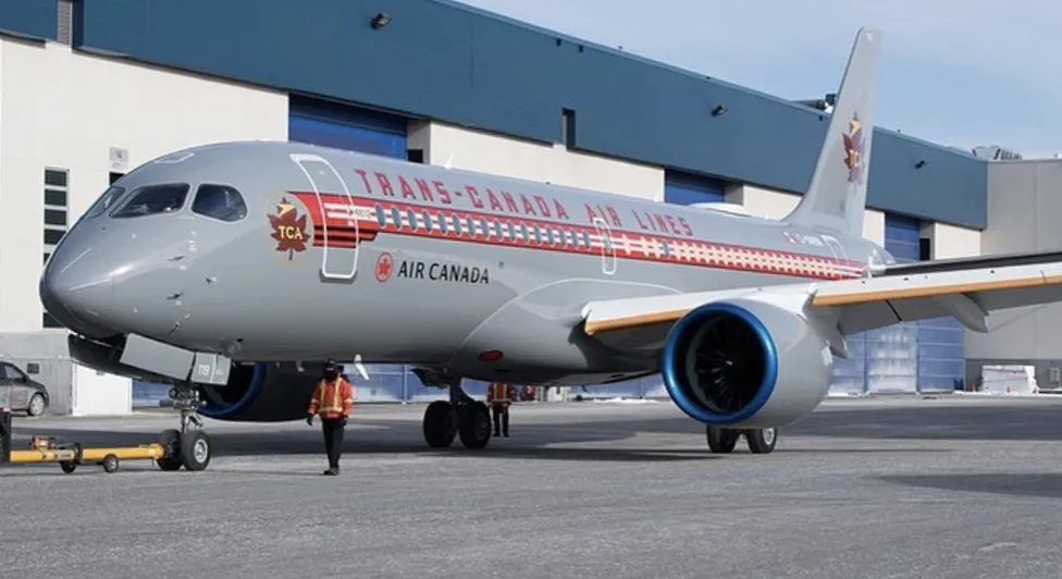 Trans-Canada Air Lines paint scheme for Airbus 220