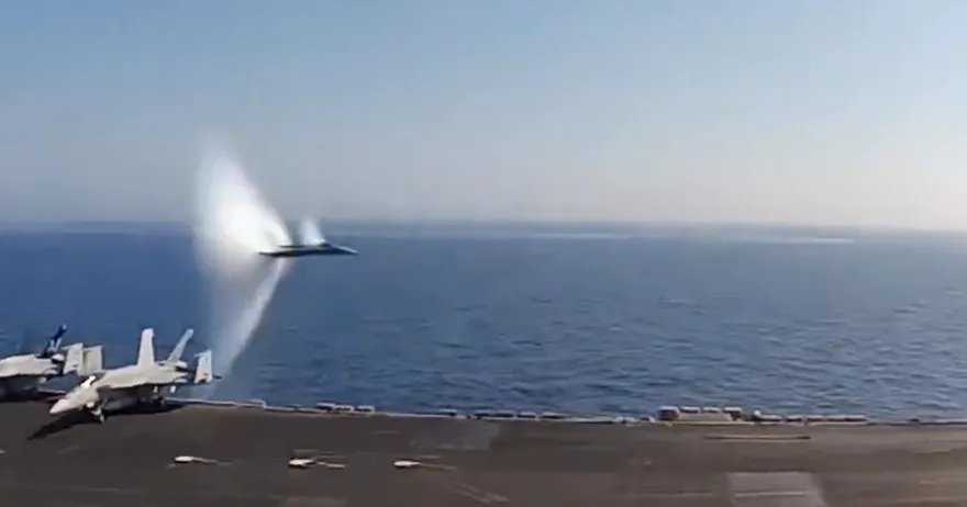 Supersonic Speed Pass By US Navy F-18