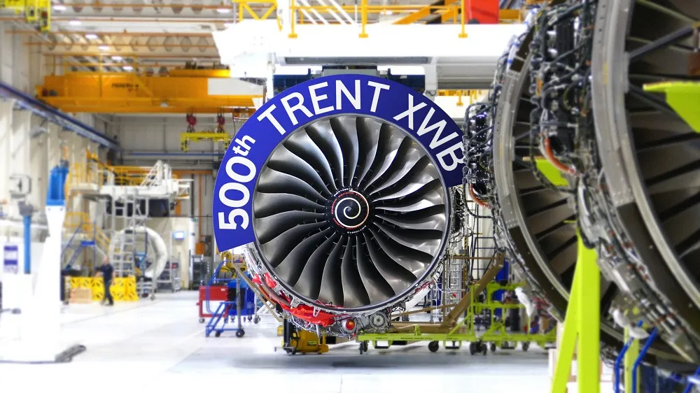 A350's Trent XWB engine hits twin milestones