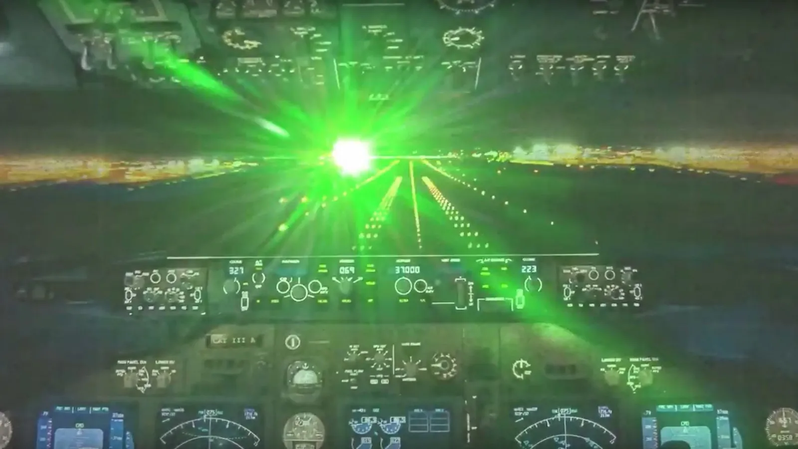 American idiots shoot 6800 planes with lasers