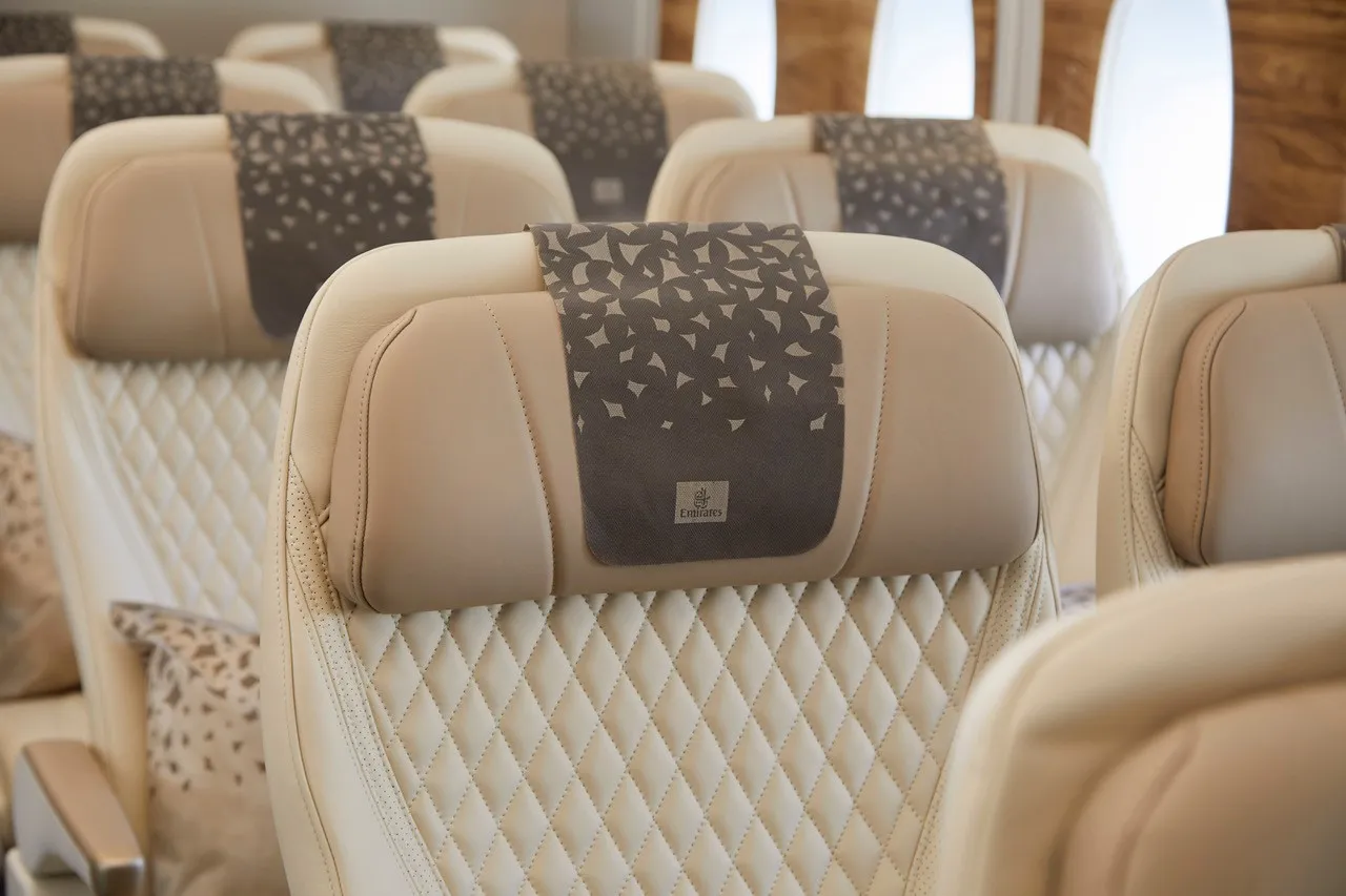 An exclusive look at the new cabin on Emirates' A380