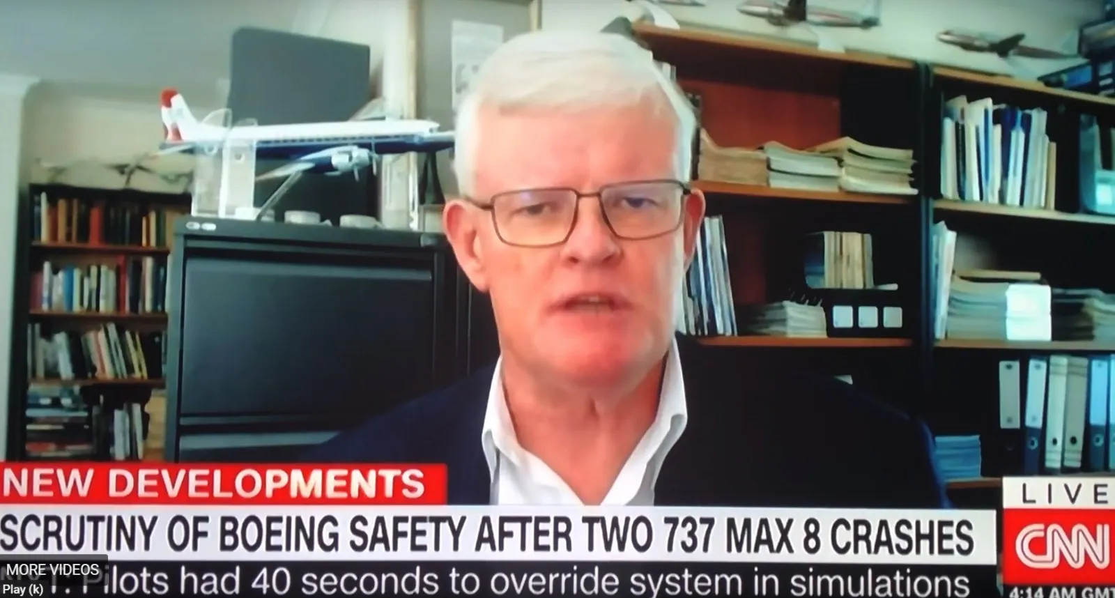 AirlineRatings' Geoffrey Thomas on CNN straight talking 737 MAX