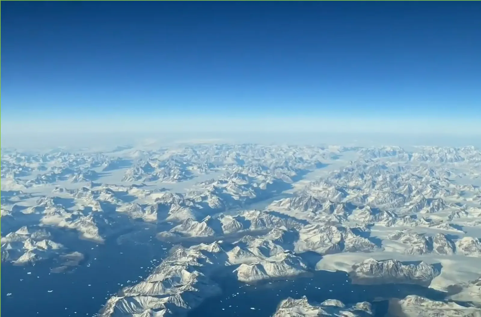 Magnificent Video Of Greenland From BA A350