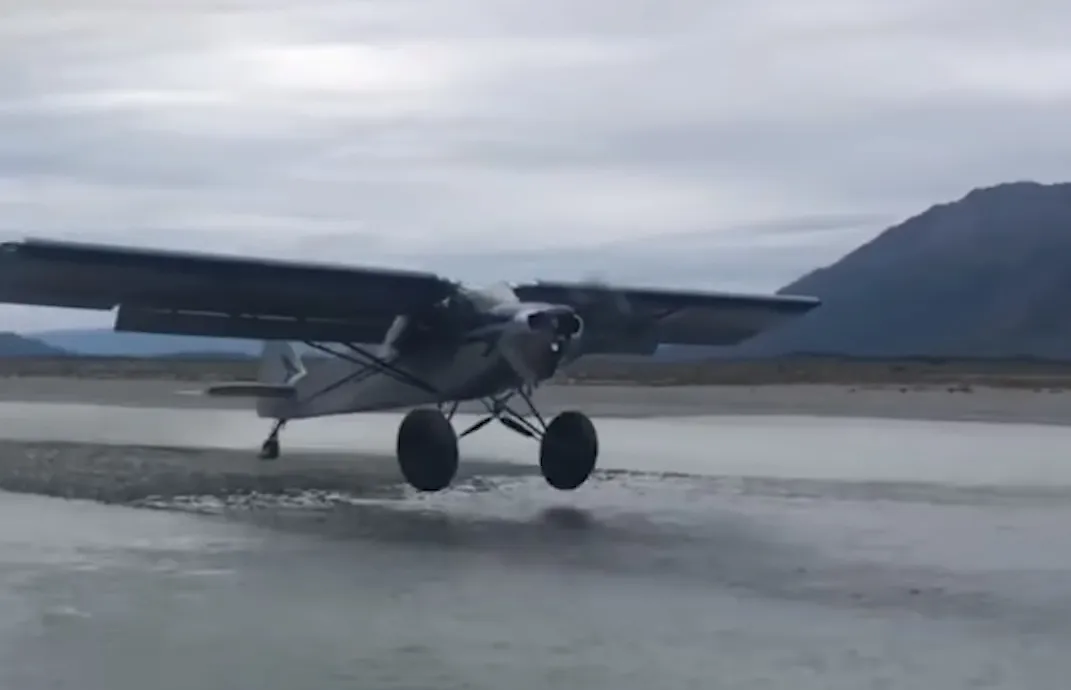 Video of the shortest ever landing and take-off