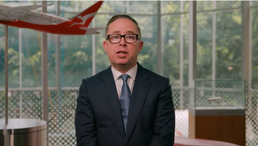 QANTAS CEO APOLOGISES FOR DELAYS WITH GIFTS