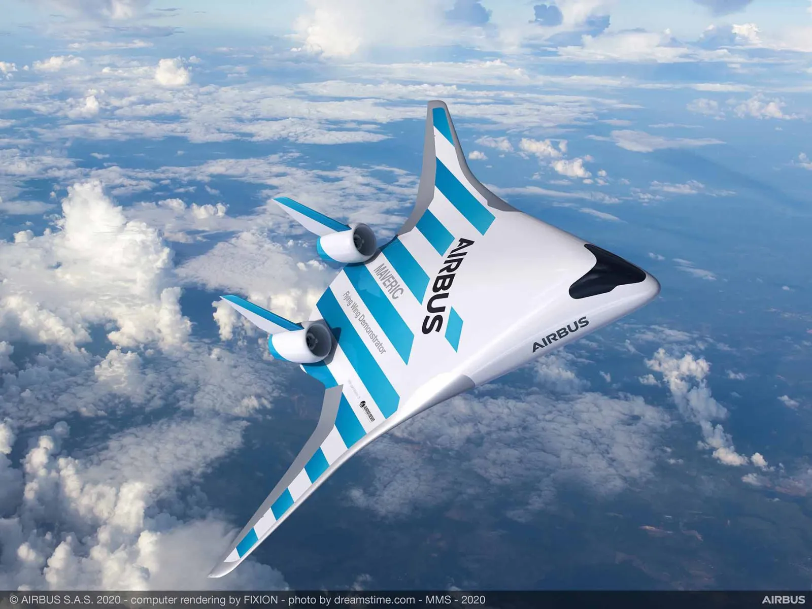 Airbus unveils its flying wing demonstrator at Singapore