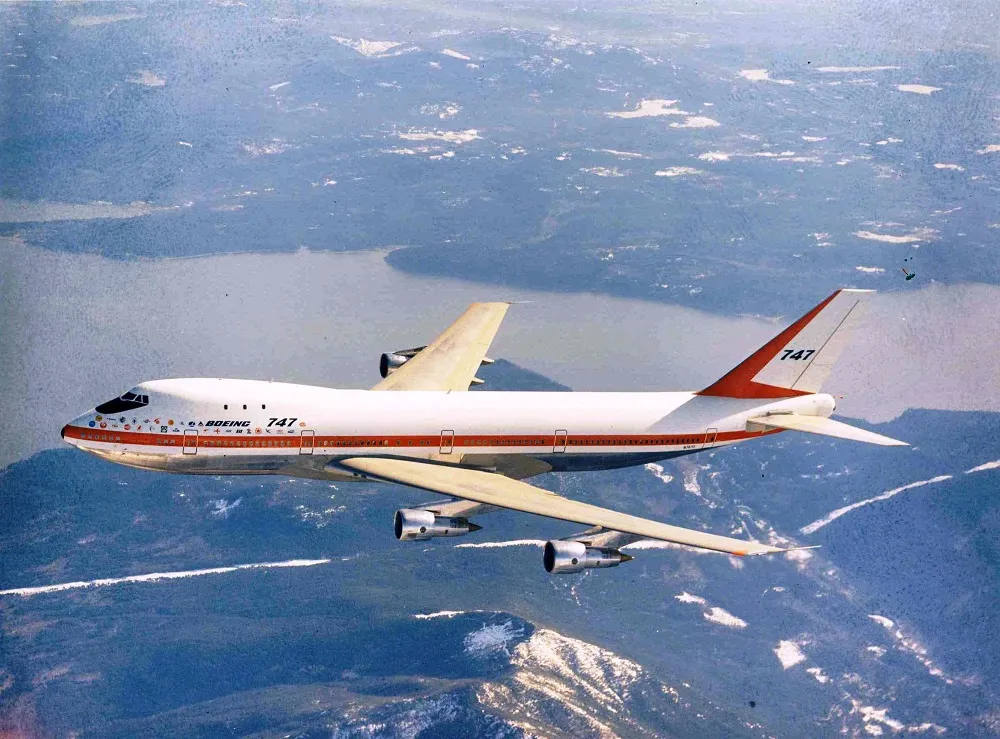 White knuckles at first 747 flight over 52 years ago