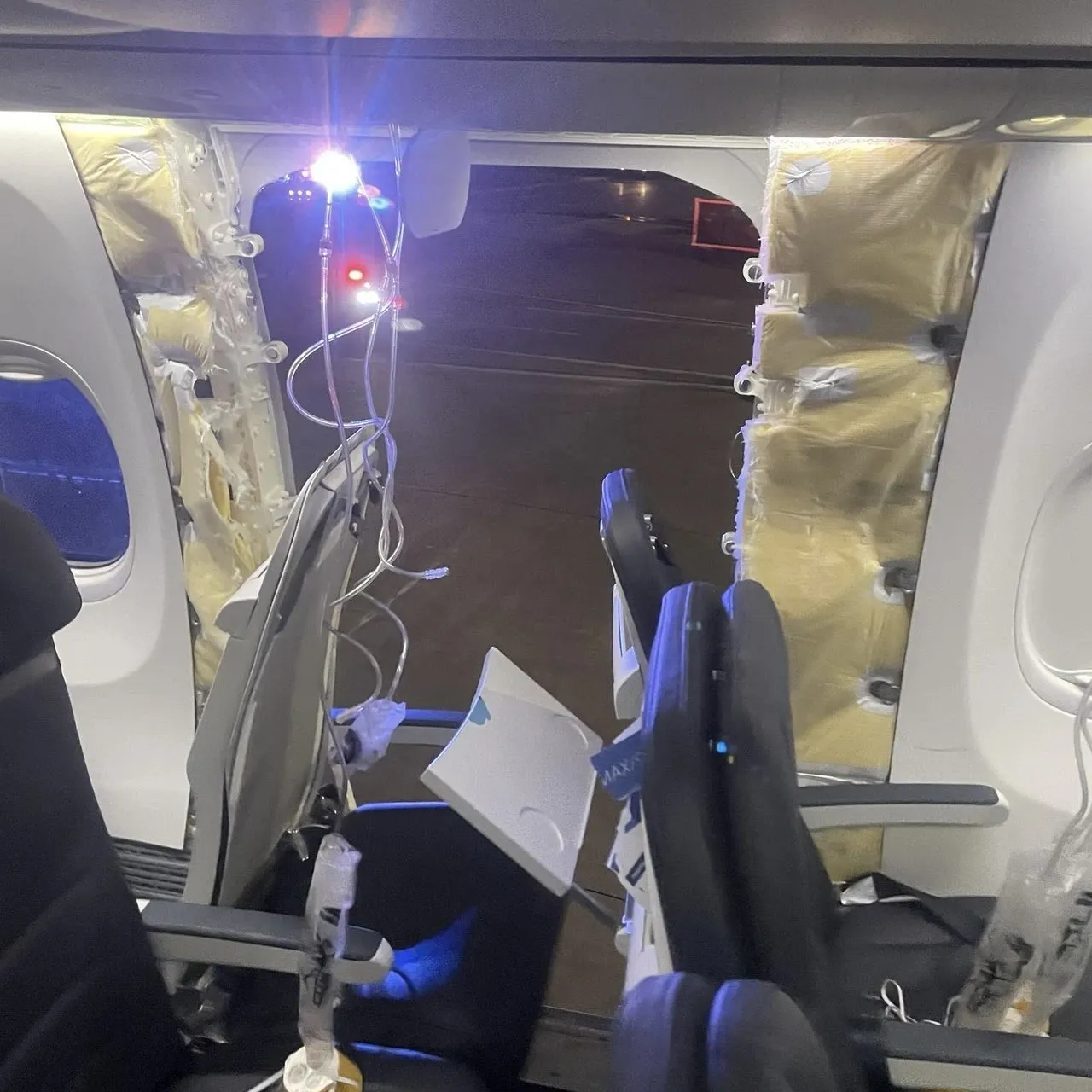 Watch: Alaska Airlines Exit Door Blows Out