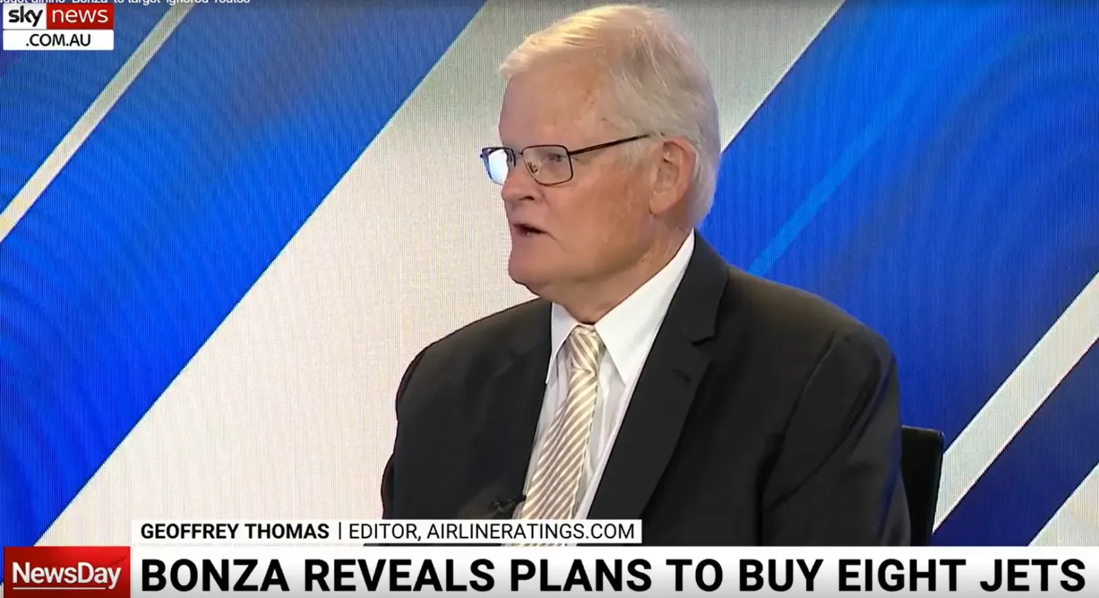 Geoffrey Thomas discusses Bonza Airlines on Skynews