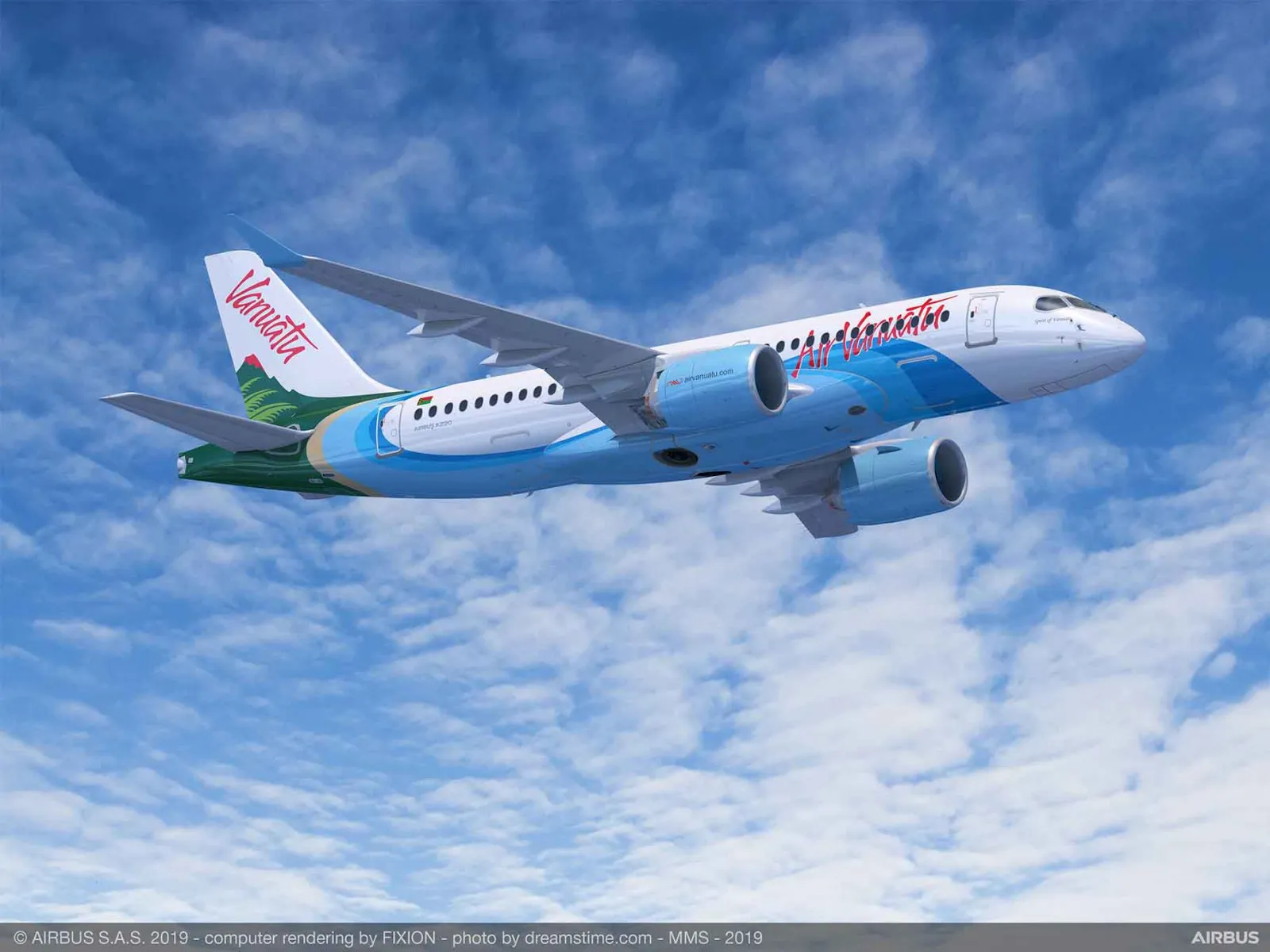 Air Vanuatu orders the Airbus A220 to renew fleet