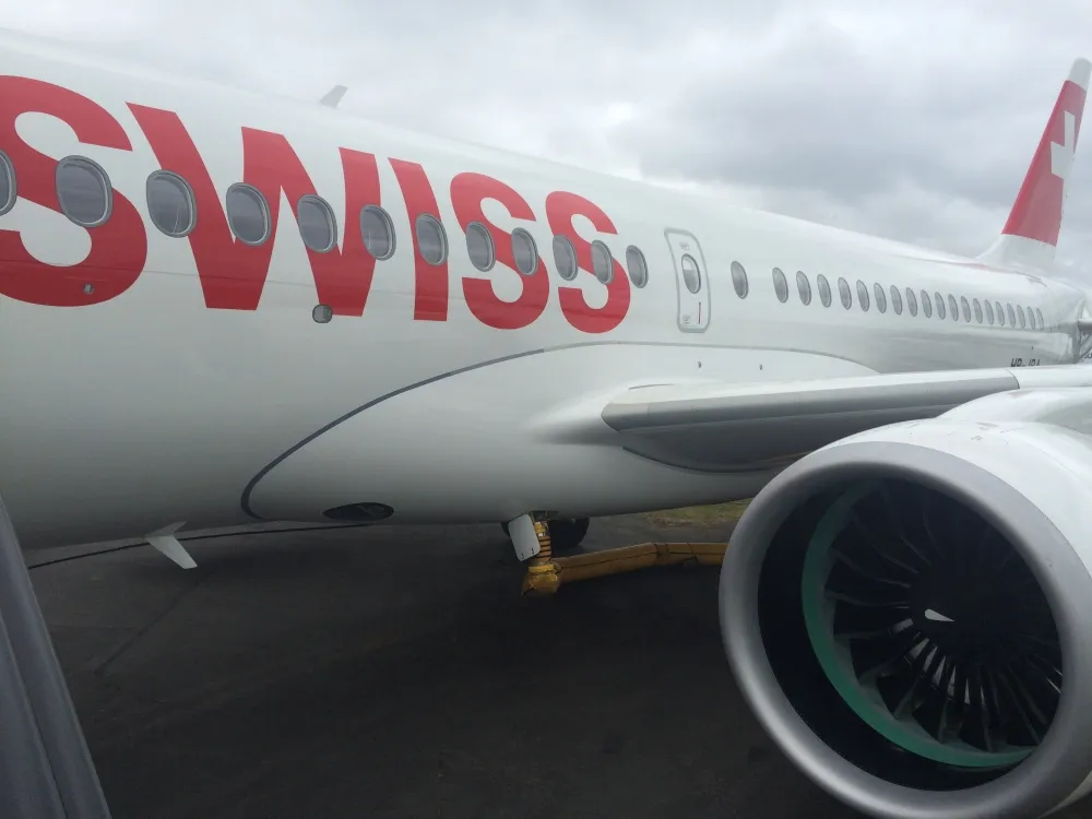 SWISS first To fly Bombardier's brand new C Series