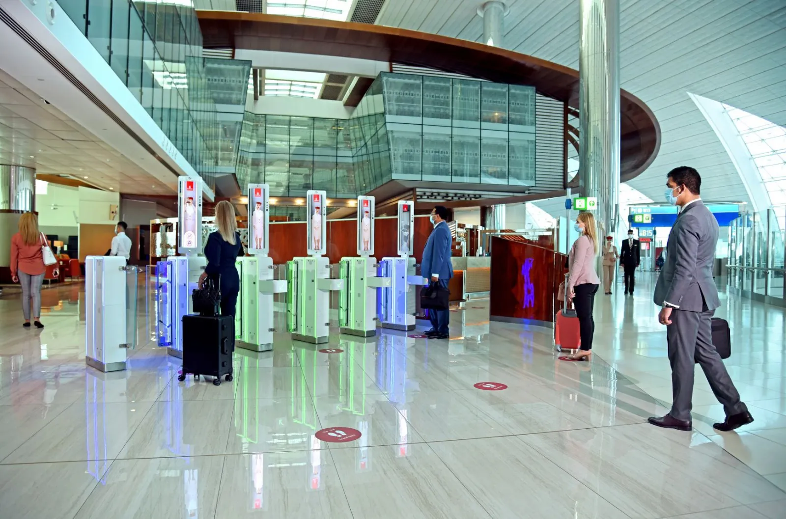 Emirates introduces contactless biometric departures from Dubai