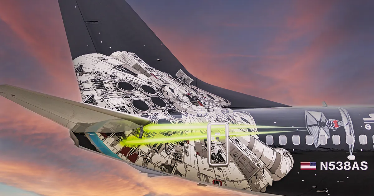 Alaska Airlines reveals Star Wars themed 737