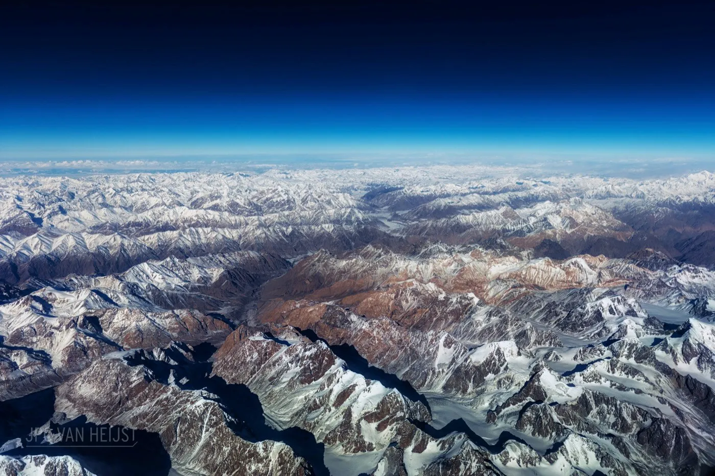 Beautiful earth from on high, far above the ravages of the coronavirus