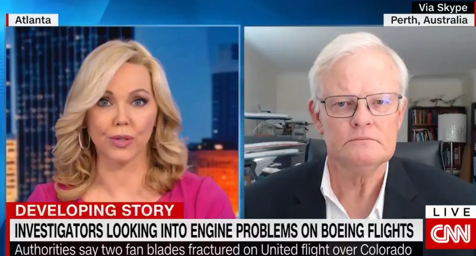 Airlineratings.com interviewed on CNN regarding P&W 777 engine problems